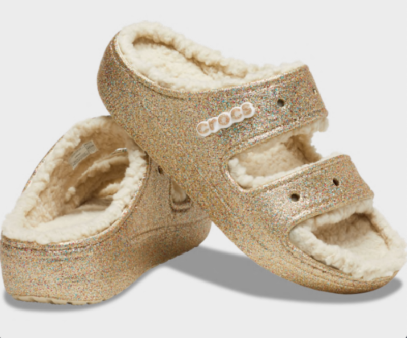   Crocs Cozzzy Glitter sandales