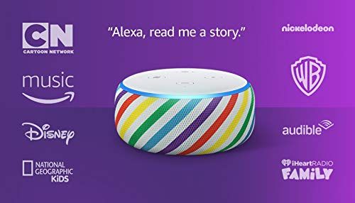 Echo Dot (3. Generation) Kids Edition, ein Echo für Kinder mit Kindersicherung - Rainbow