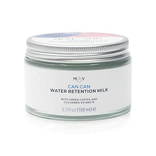 Mama & You Can Water Retention Milchcreme mit grünem Kaffee & Gurkenextrakt, umweltfreundlich, schwangerschaftssicher, dermatologisch getestet, geeignet für empfindliche Haut, vegan & tierversuchsfrei, 3,3 oz, 1 Stück.
