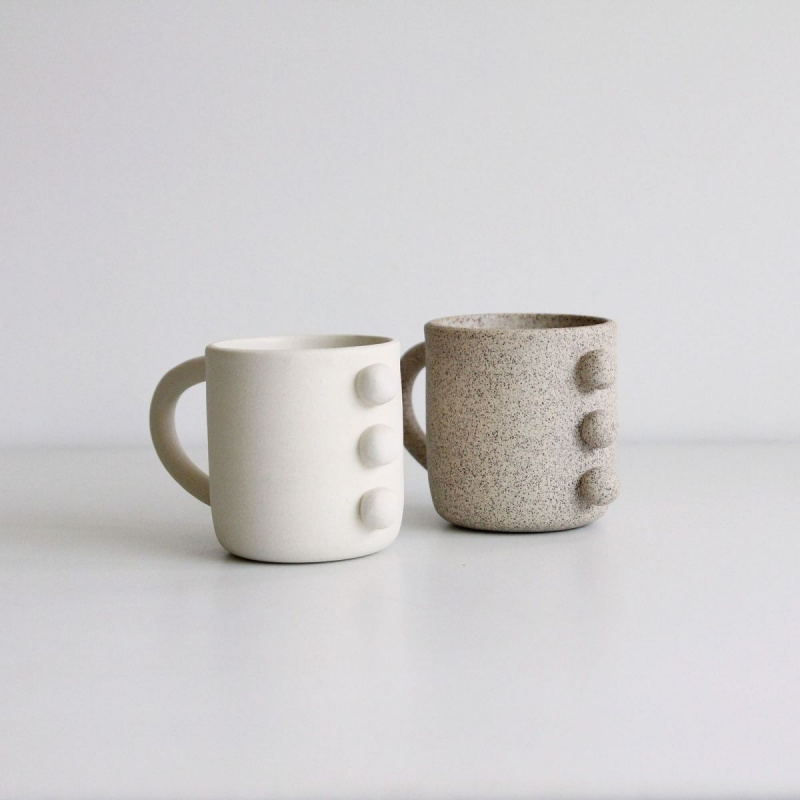   Punktierte Kaffee-Tasse Westulme Steph Trowbridge drei