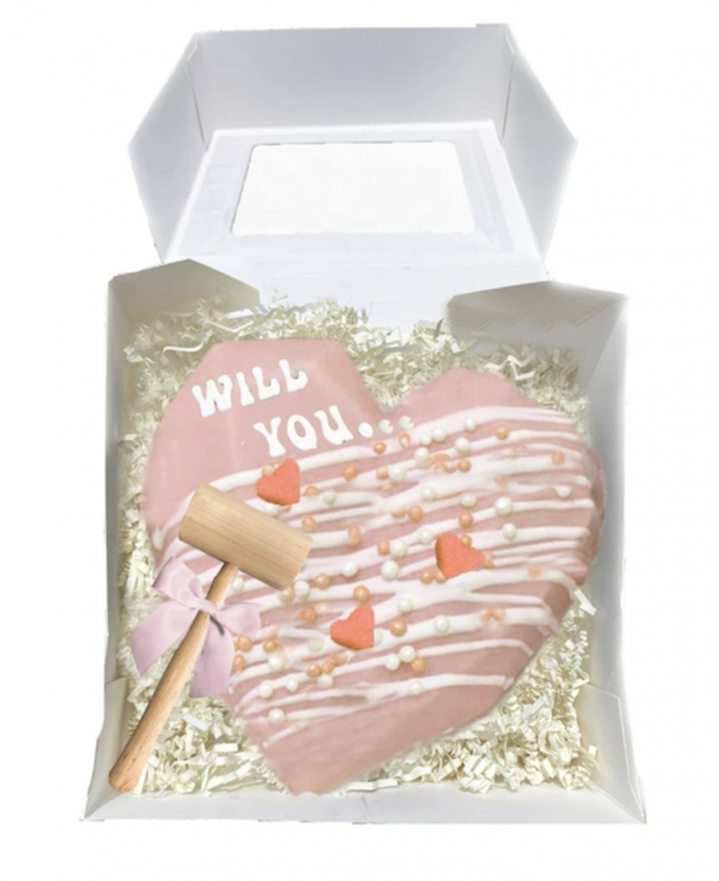   Cuore di cioccolato infrangibile da damigella d'onore