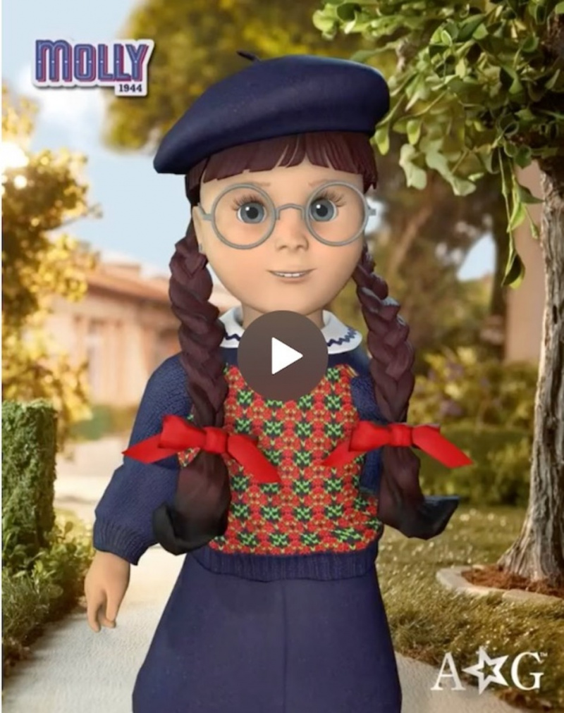   American Girl Holiday meddelande