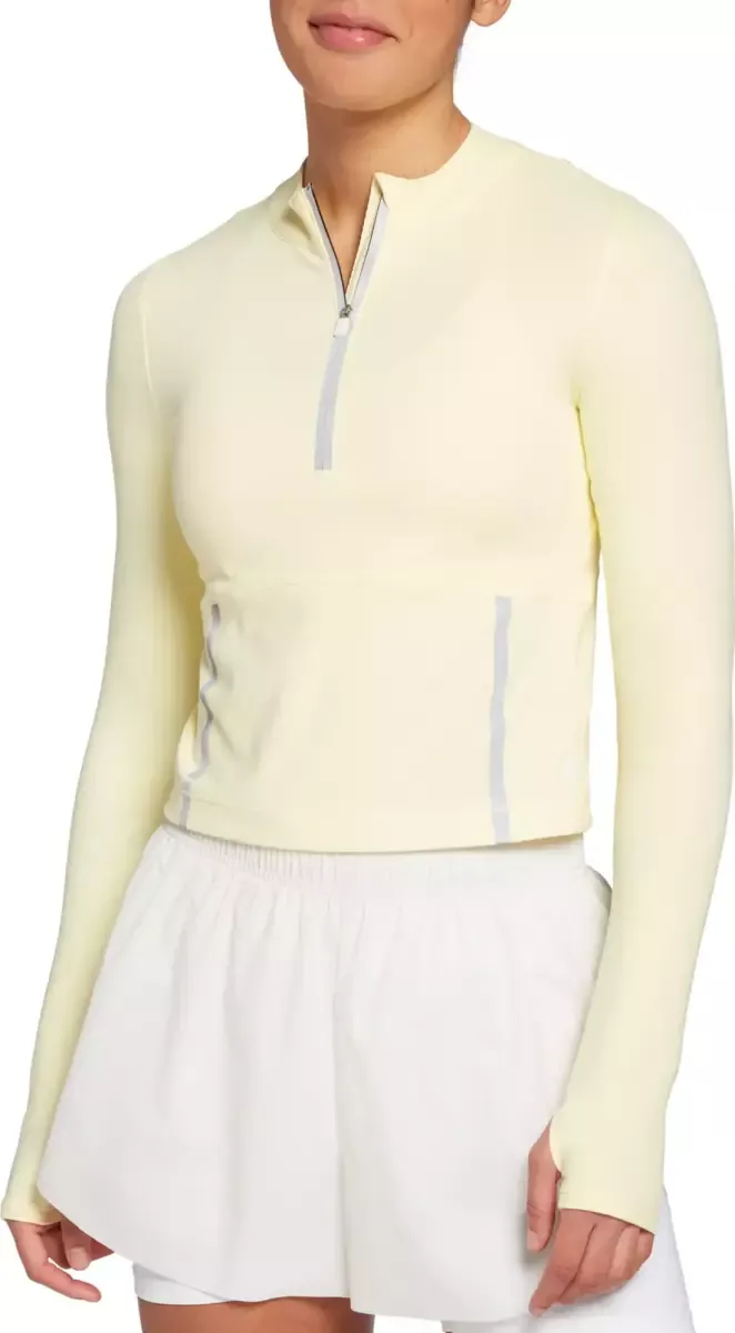   CALIA Sievietes's Run Reflective 1:4 Zip Long Sleeve Pullover