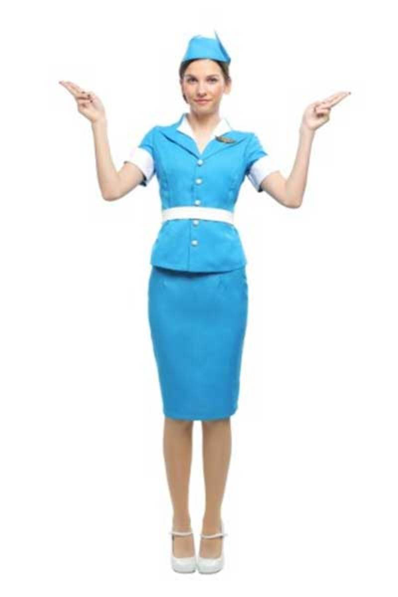   cinquanta's flight crew womens costumes