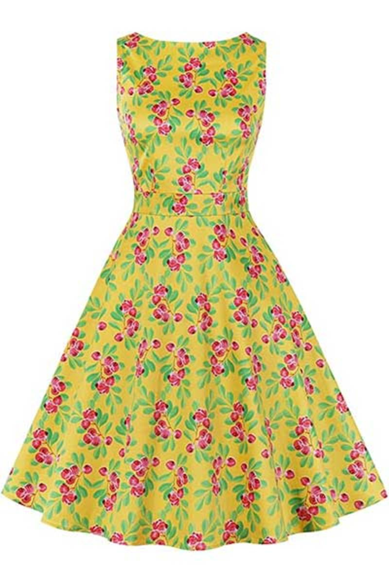   1950's vintage swing dress costume