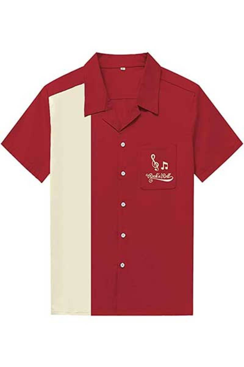   annata 50's bowling shirt costume