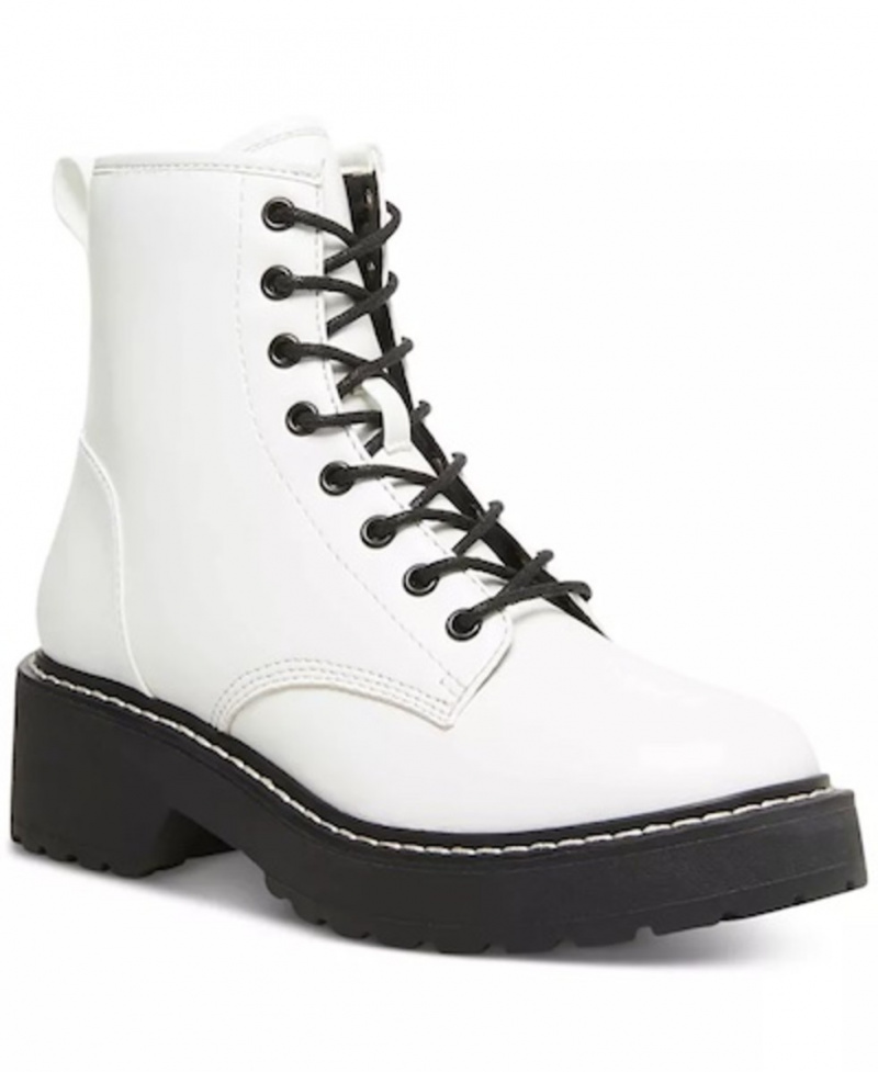 Madden Girl レースアップ ソール コンバット ブーツ at Macy's