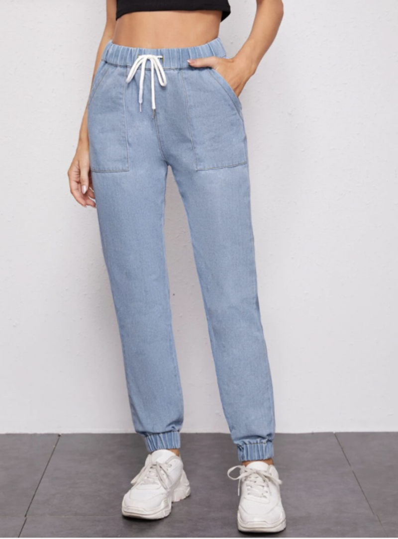   bedste kvinders denim jogger dupes