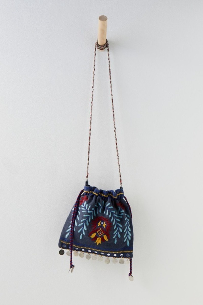   Emmie broderet crossbody taske