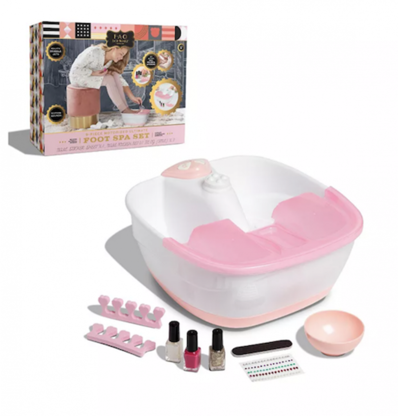   FAO Schwarz Girl Foot Spa Set 9st