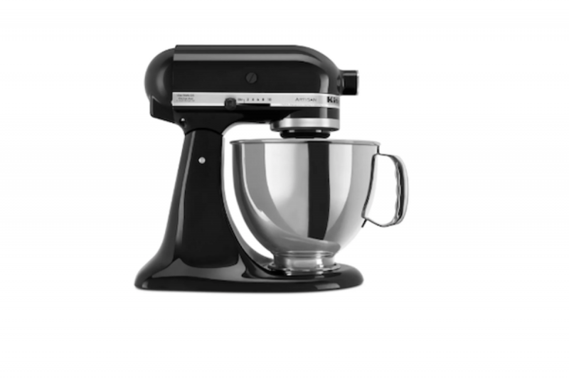 KitchenAid Artisan Series Miscelatore da 5 quarti con testa inclinabile in nero