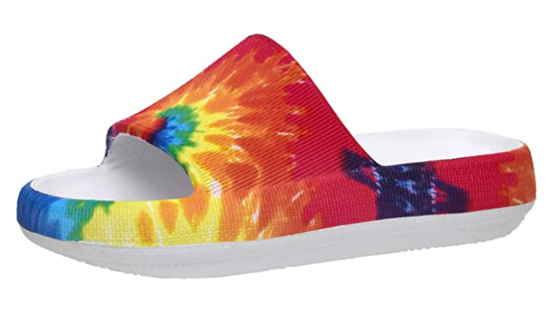   Sieviešu spilveni's Feather Recovery Slide - Tie-Dye