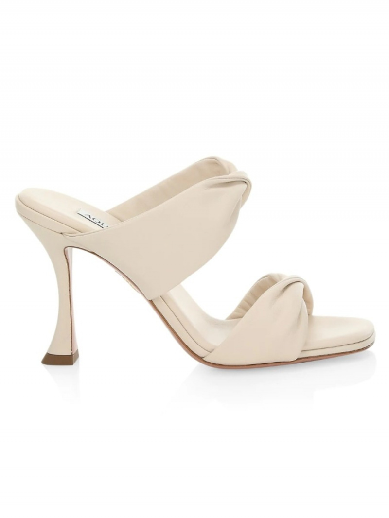   Aquazurra Twist Lädersandaler