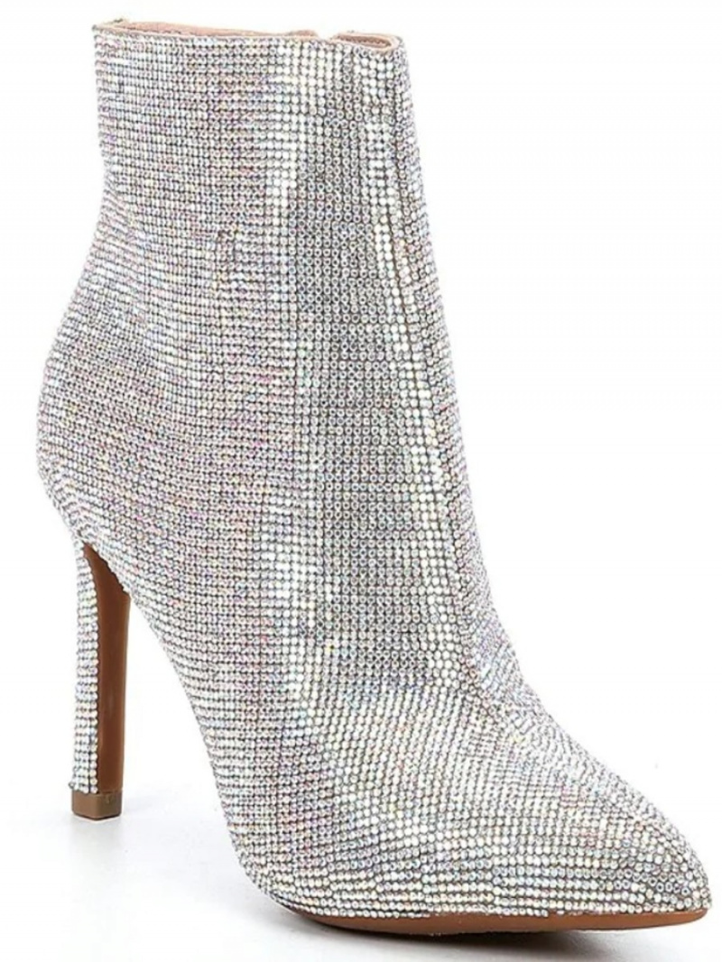   Gianni Bini Annina Rhinestone Embellished Dress Booties