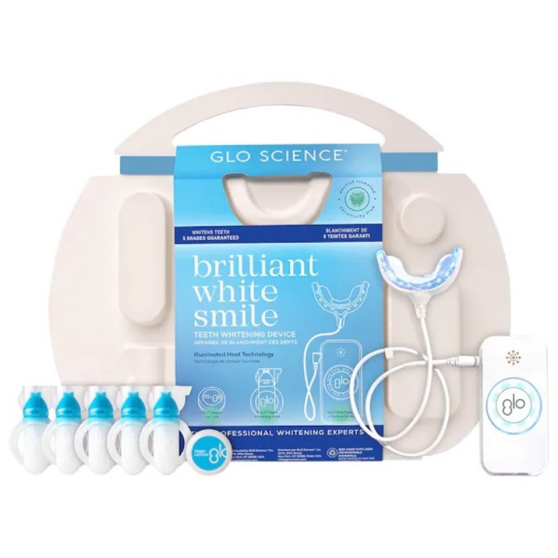 GLO Science GLO Brilliant White Smile — Tandblekningsenhet hemma