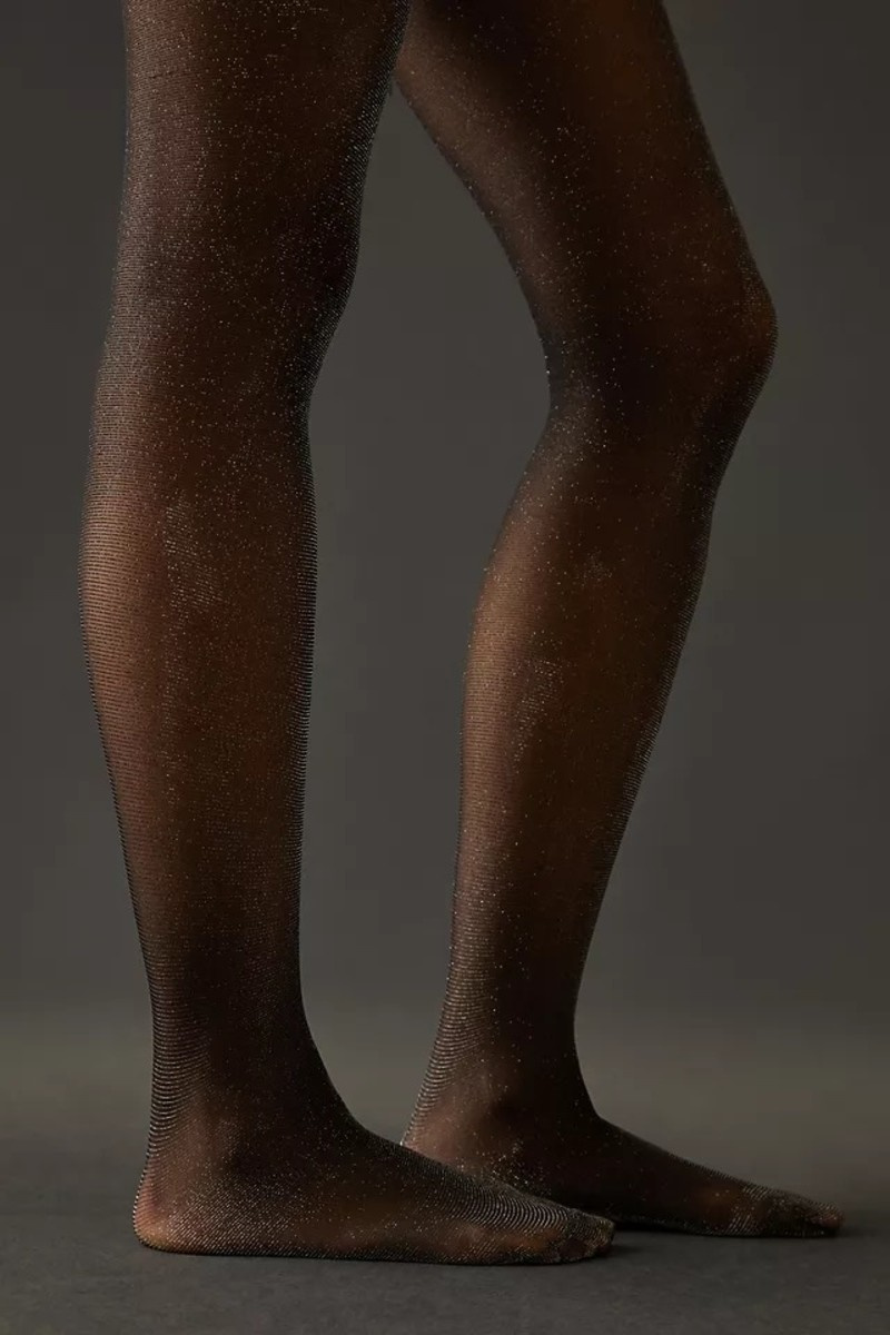   Collant Anthropologie Lurex