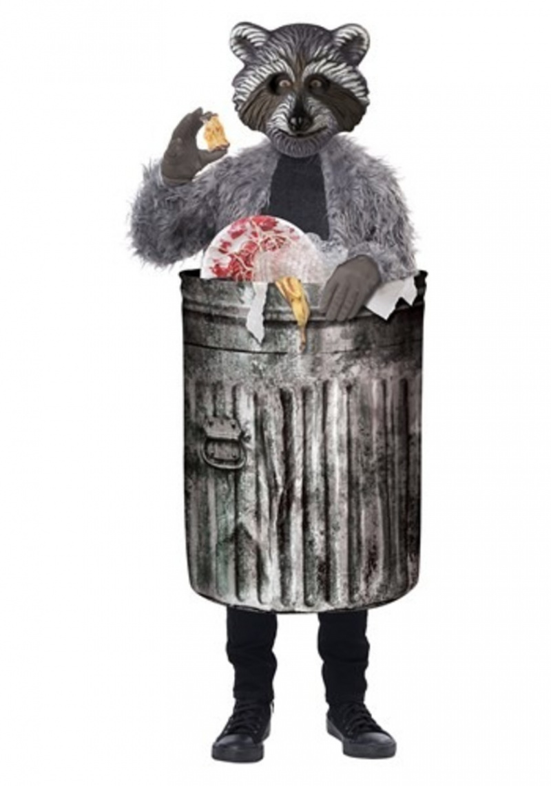 Costume da panda della spazzatura per bambini
