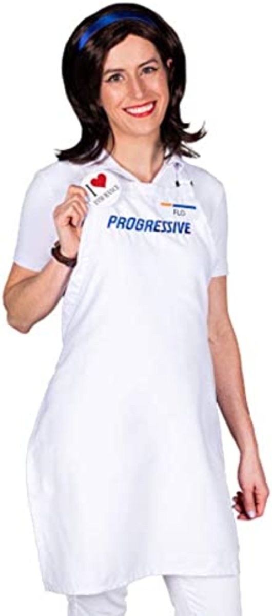Costume da Flo progressivo per adulti divertente