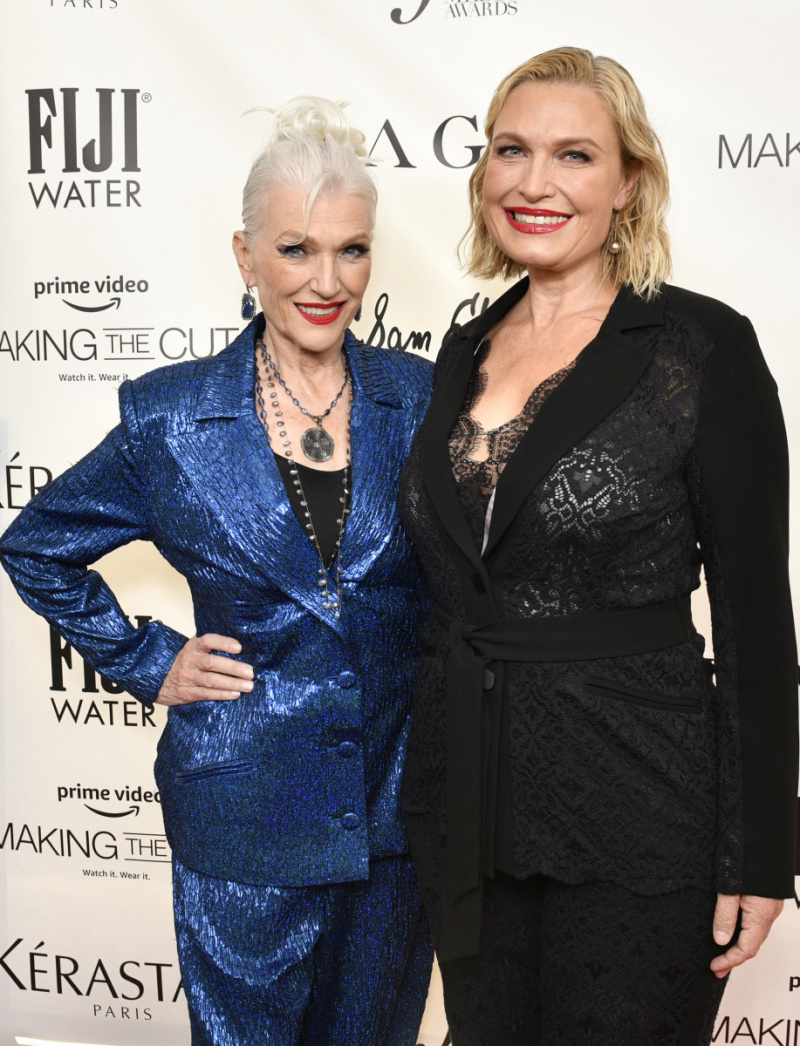  NIUJORKAS, NIUJORKAS – RUGSĖJO 10 d.: Maye Musk ir Tosca Musk lankosi Fidžio vandens 9-ajame kasmetiniame „Front Row“ renginyje's Fashion Media Awards, on September 10, 2019 in New York City. (Photo by Eugene Gologursky/Getty Images for FIJI Water)