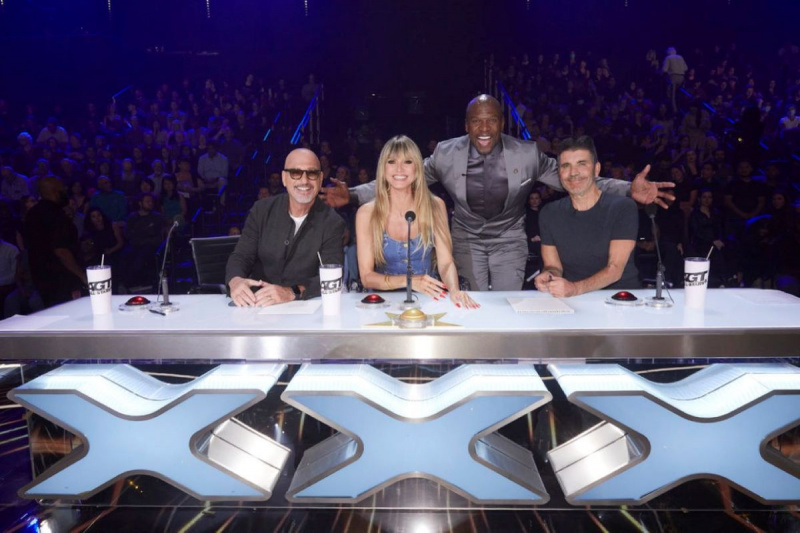   Howie Mandel, Heidi Klum, Terry Crews, Simon Cowell