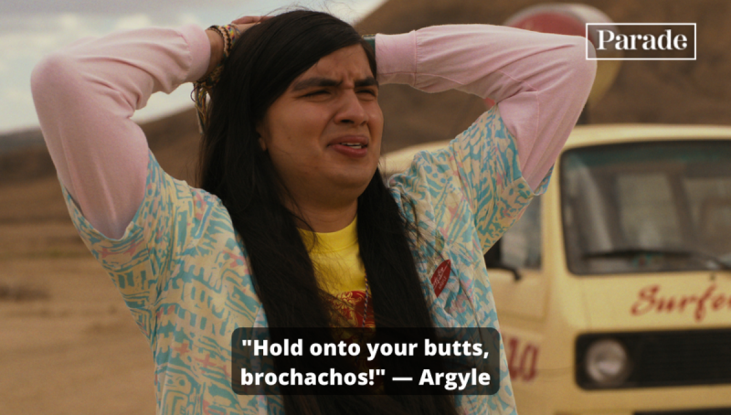   Argyle citata iš „Stranger Things“.