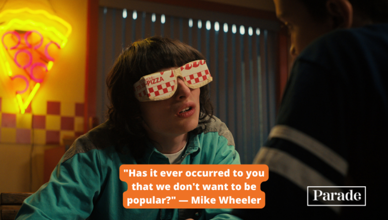   Mike'o Wheelerio citata iš „Stranger Things“.