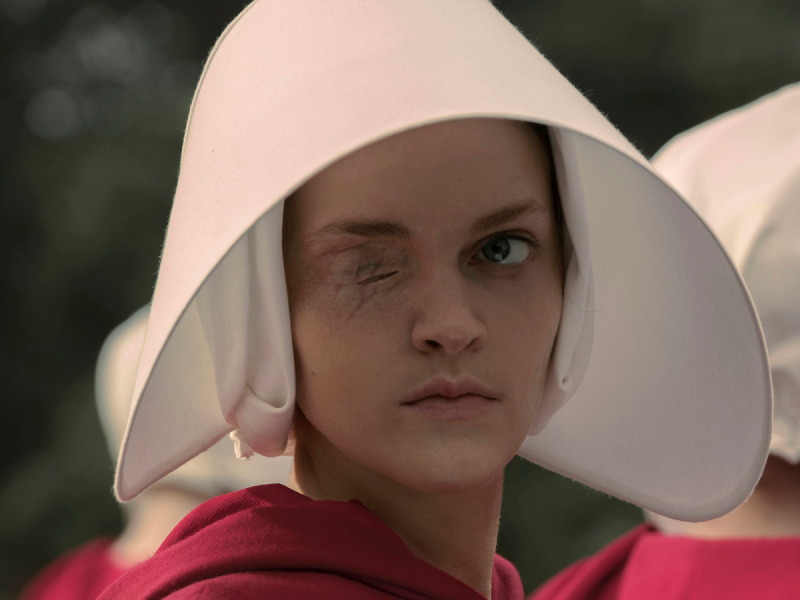   Madeline Brewer als Ofwarren/Janine in „Die Magd“.'s Tale" on Hulu