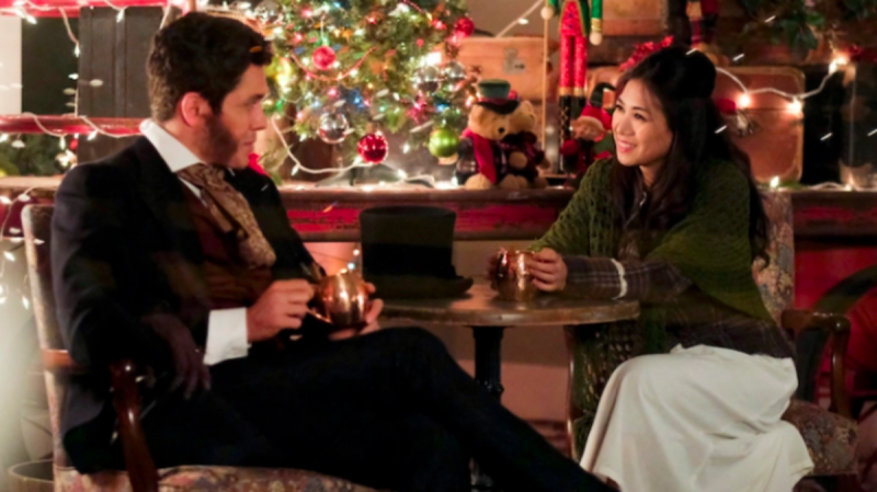   Scena iš CBS filmo'Must Love Christmas'.