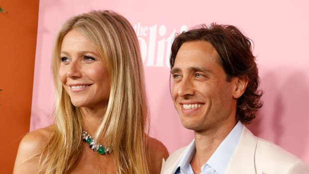  NIUJORKAS, NIUJORKAS – RUGSĖJO 26 d.: Gwyneth Paltrow ir Bradas Falcukas dalyvauja „Netflix“ premjeroje's "The Politician" at DGA Theater on September 26, 2019 in New York City. (Photo by Taylor Hill/FilmMagic)