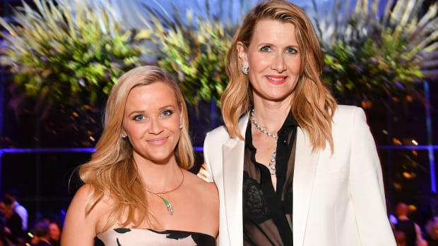  ŅUJORKA, ŅUJORKA — 29. MAIJS: Rīza Viterspūna (L) un Laura Derna apmeklē"Big Little Lies" season 2 premiere after party on May 29, 2019 in New York City. (Photo by Dia Dipasupil/Getty Images,)