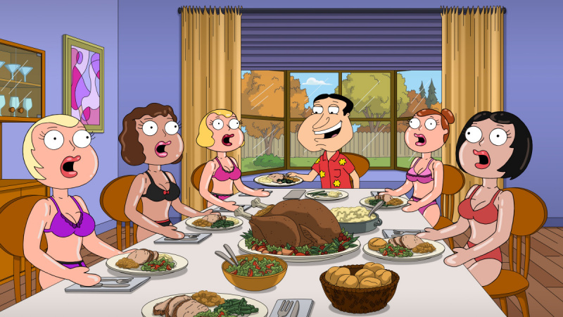   Geriausi Padėkos dienos televizijos serialai:"Family Guy" Thanksgiving episode "Shanksgiving"