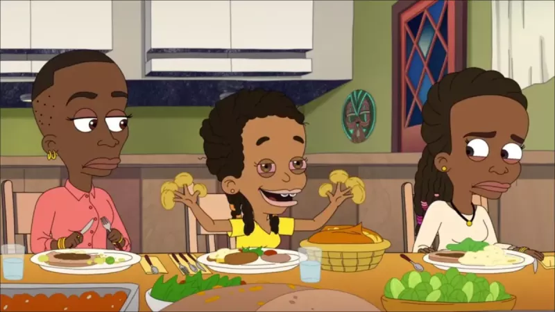   Geriausi Padėkos dienos televizijos serialai:"Big Mouth" episode "Thanksgiving"